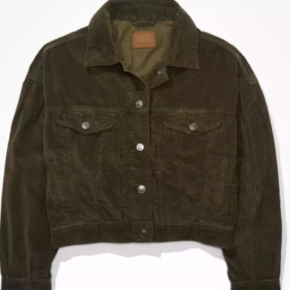 AE Cropped Corduroy Jacket